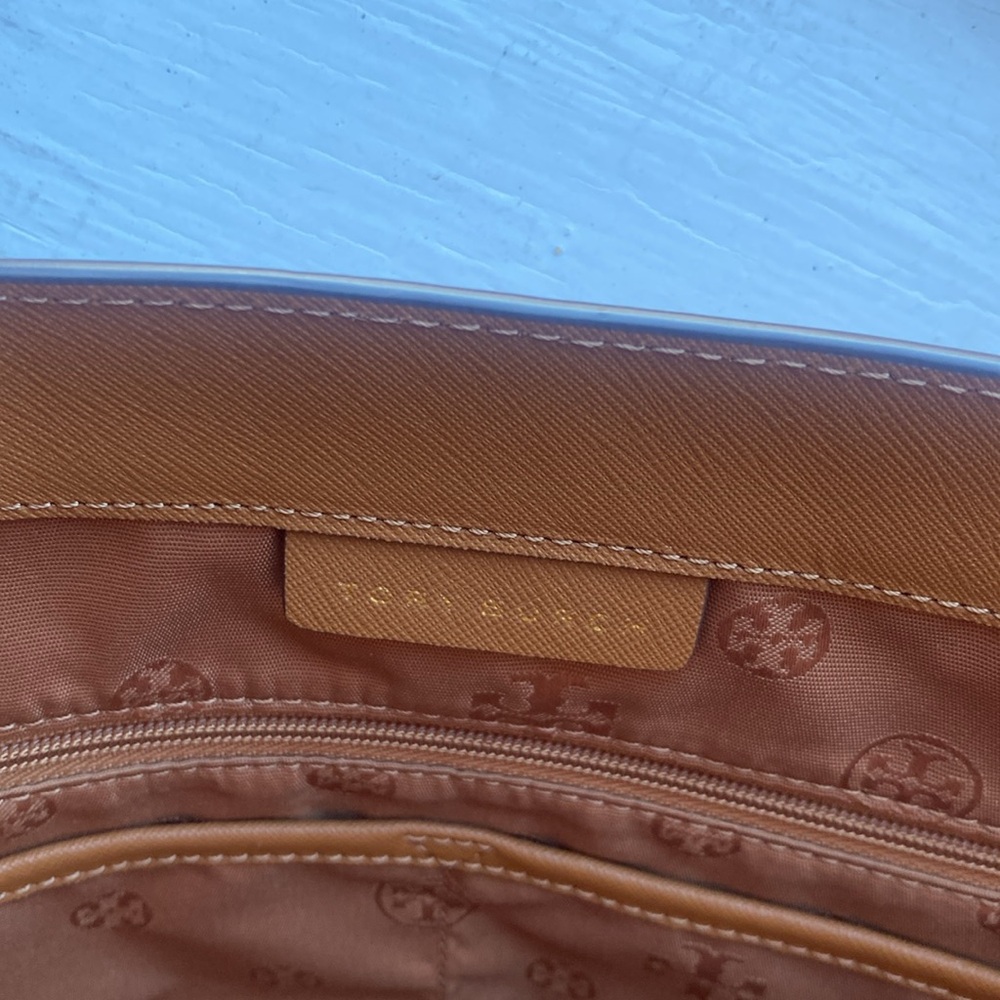 Tory Burch Tote ~ Tiramisu : Triple compartment - Picture 5 of 8